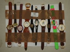 *Ten Assorted Fashion Watches (As Per Photograph)