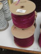 *~600 Yards of Fuschia Coloured Sequins