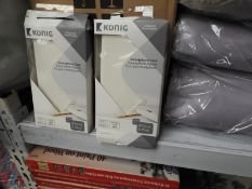*Six Konig White Faux Leather iPhone Cases