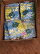 *50 PVC Inflatable Backpacks (Mixed Colours)