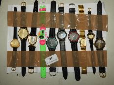 *Ten Assorted Fashion Watches (As Per Photograph)