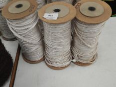 *Three Rolls of Gold & Cream Ribbon