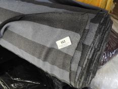 *~50m of Dark & Light Blue Striped Fleece Fabric