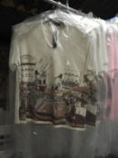 *Five Ladies Knitted Tops with Printed Design