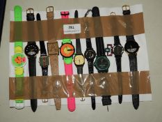 *Ten Assorted Fashion Watches (As Per Photograph)