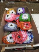 *24 PVC Cosmetics Bags (Various Colours)