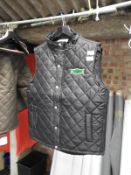 *Two Front Row & Company Quilted Black Gilets