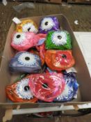 *24 PVC Cosmetics Bags (Various Colours)