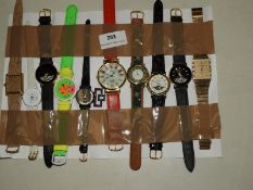 *Ten Assorted Fashion Watches (As Per Photograph)