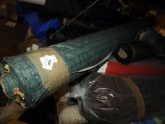 *Roll of Waterproof Simulated Basket Weave Upholst