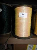 *Three Rolls of Iridescent Gold Thread