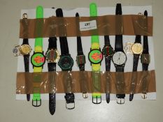 *Ten Assorted Fashion Watches (As Per Photograph)