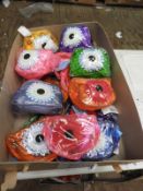 *24 PVC Cosmetics Bags (Various Colours)