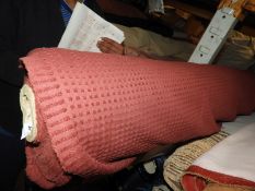 *Roll of Maroon Self Patterned Fabric