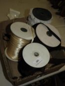 *Four Rolls of Assorted Lace Edging and Elastic