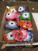 *24 PVC Cosmetics Bags (Various Colours)