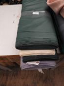 *Six Assorted Bolts of Satin Style Fabric