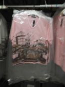 *Eight Ladies Knitted Pink Tops with Printed Desig