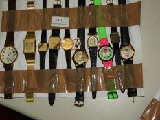 *Ten Assorted Fashion Watches (As Per Photograph)