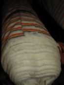 *Roll of Multicoloured Pinstripe Fur Fabric