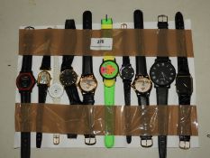 *Ten Assorted Fashion Watches (As Per Photograph)