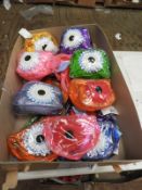 *24 PVC Cosmetics Bags (Various Colours)