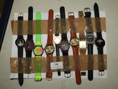 *Ten Assorted Fashion Watches (As Per Photograph)