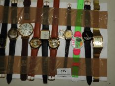 *Ten Assorted Fashion Watches (As Per Photograph)