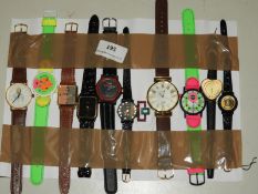 *Ten Assorted Fashion Watches (As Per Photograph)