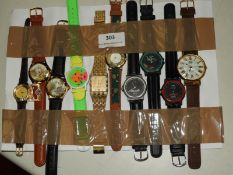 *Ten Assorted Fashion Watches (As Per Photograph)