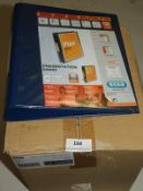 *Box of 10 A5 Blue Ring Binders