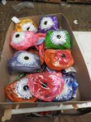 *24 PVC Cosmetics Bags (Various Colours)