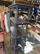 *Four Rectangular Wooden Occasional Tables in Grey