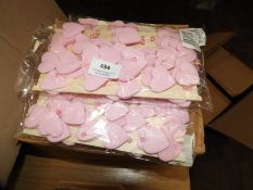 *15 Packs of Pink Love Hearts