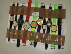 *Ten Assorted Fashion Watches (As Per Photograph)
