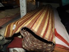 *Large Roll of Striped Upholstery Fabric