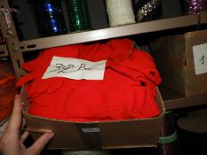 *Box of 32 Pairs of Red Knitted Woolen Gloves