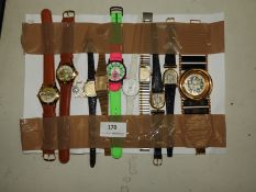 *Ten Assorted Fashion Watches (As Per Photograph)