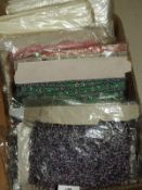 *Box Containing Nine Cards of Assorted Braid, Ribb