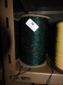 *Three Emerald Green Sparkly Thread