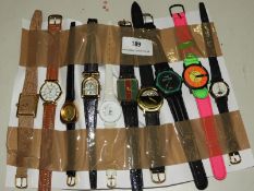 *Ten Assorted Fashion Watches (As Per Photograph)
