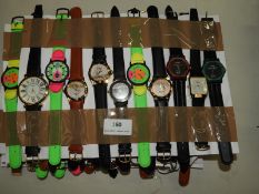 *Ten Assorted Fashion Watches (As Per Photograph)