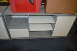 Grey & White Storage Unit