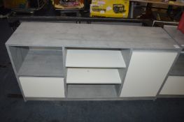 Grey & White Storage Unit