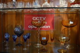 Ornamental Glassware, Oversized Glasses, etc.