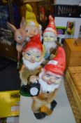 Four Garden Gnomes