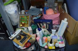 Four Cases of Toiletries, Cosmetics, etc.