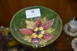 Moorcroft Clematis Pattern Plum Dish