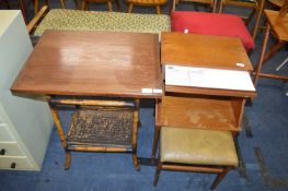 Bamboo Side Table and a Retro Chippy Telephone Sea