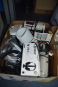 Box of Electrical Items; Kettles, Headphones, etc.
